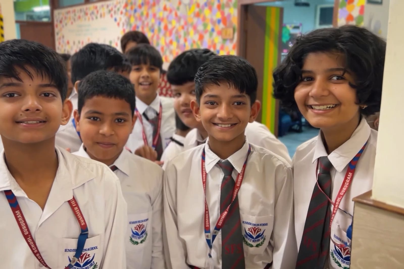 Students at an Education for Life school in India