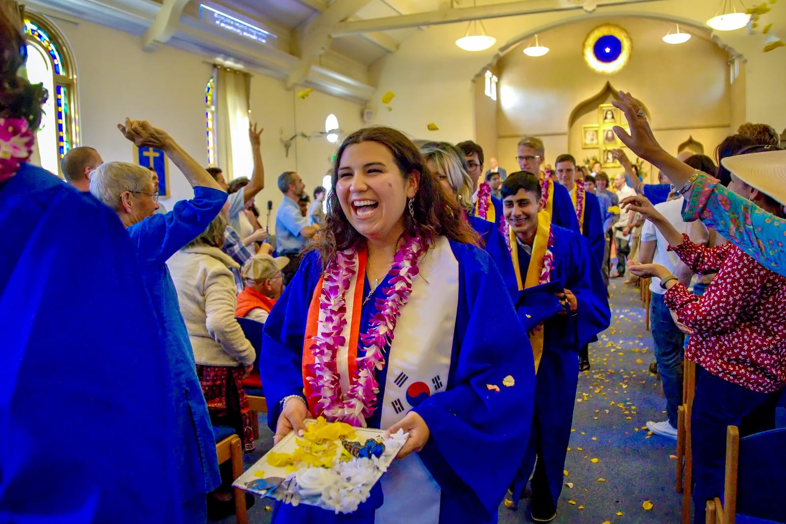 Students at Living Wisdom School of Palo Alto